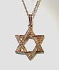 Rose Gold Jewish Star