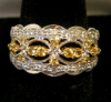 Diamond and Yellow Sapphire Ring