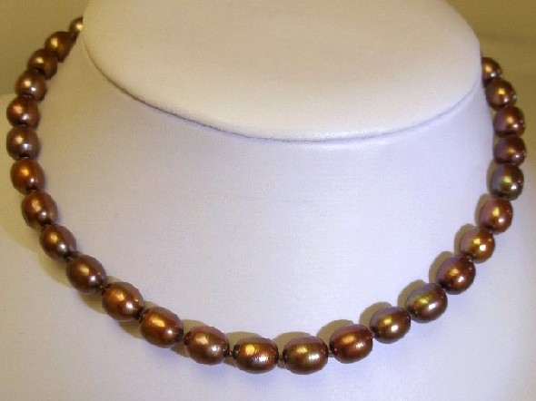 Chocolate Pearls Necklace