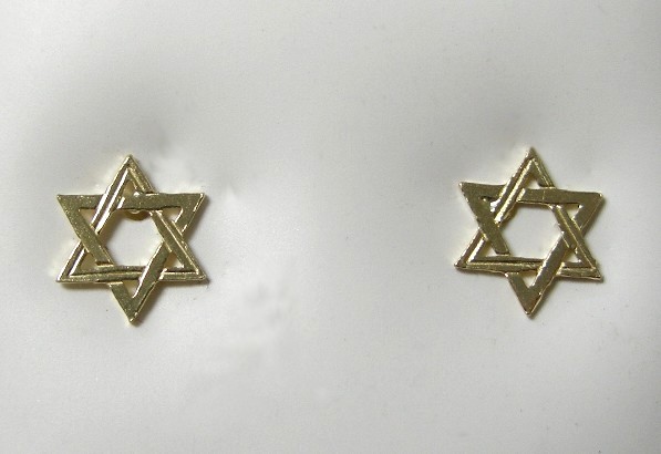 Jewish Star Earrings