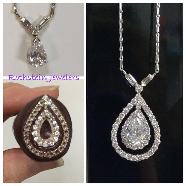 Custom designed diamond necklace by Rothsteins