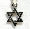 Jewish Star White Gold